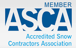 ASCA Accredited Snow Contractors Association logo